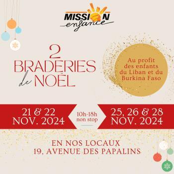 Braderie - "Mission Enfance" 1/2