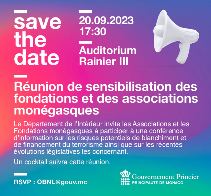 Réunion de sensibilisation des fondations et des associations monégasques 1/1