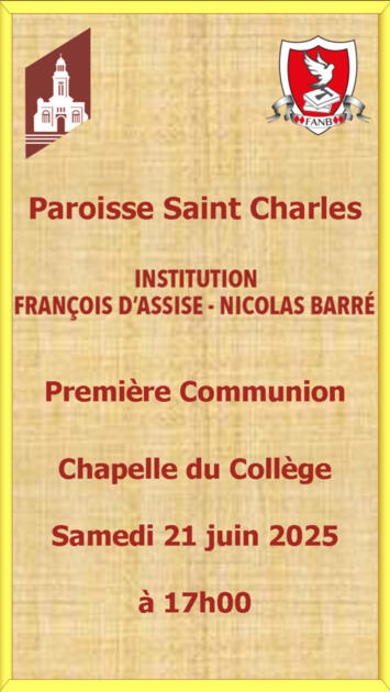 Première Communion Collège FANB 1/1