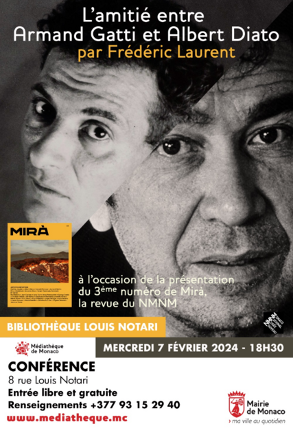 Le NMNM présente sa revue "Mirà". Suivi d'une conférence de Frédéric Laurent sur l'amitié entre Armand Gatti et Albert Diato 1/1