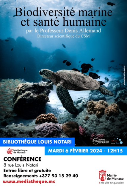 "Biodiversité marine et santé humaine" présenté par le professeur Denis Allemand, Directeur scientifique du CSM 1/1