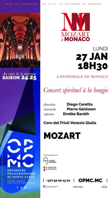 Concert spirituel à la bougie "Mozart à Monaco" 1/1