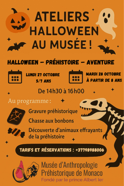 Halloween préhistorique au Musée d’Anthropologie Préhistorique de Monaco 1/1