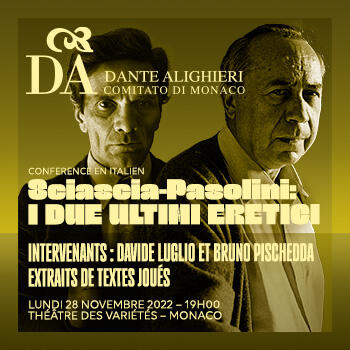 Lecture - "Sciascia-Pasolini: I due ultimi eretici" 1/2