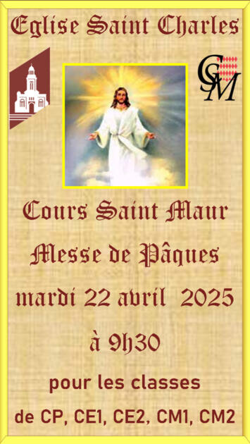 Messe de Pâques Cours Saint Maur 1/1