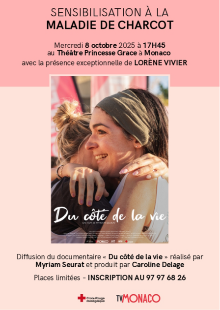 Diffusion du film "Du côté de la vie" - Sensibilisation à la maladie de Charcot 1/1