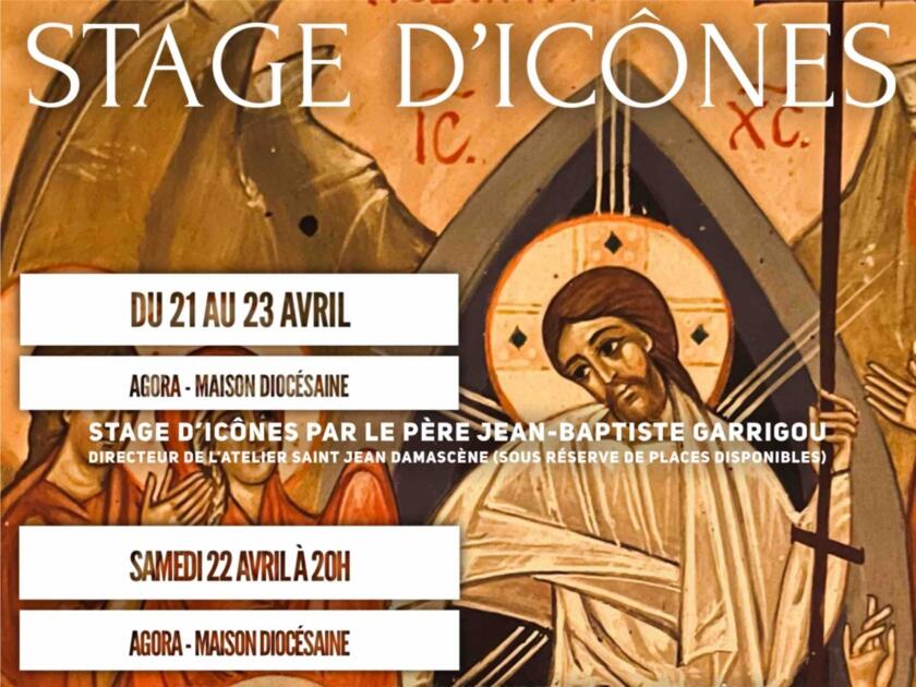 STAGE D'ICÔNES du 21 au 23 avril 2023 à l'Agora - Maison diocésaine 1/1